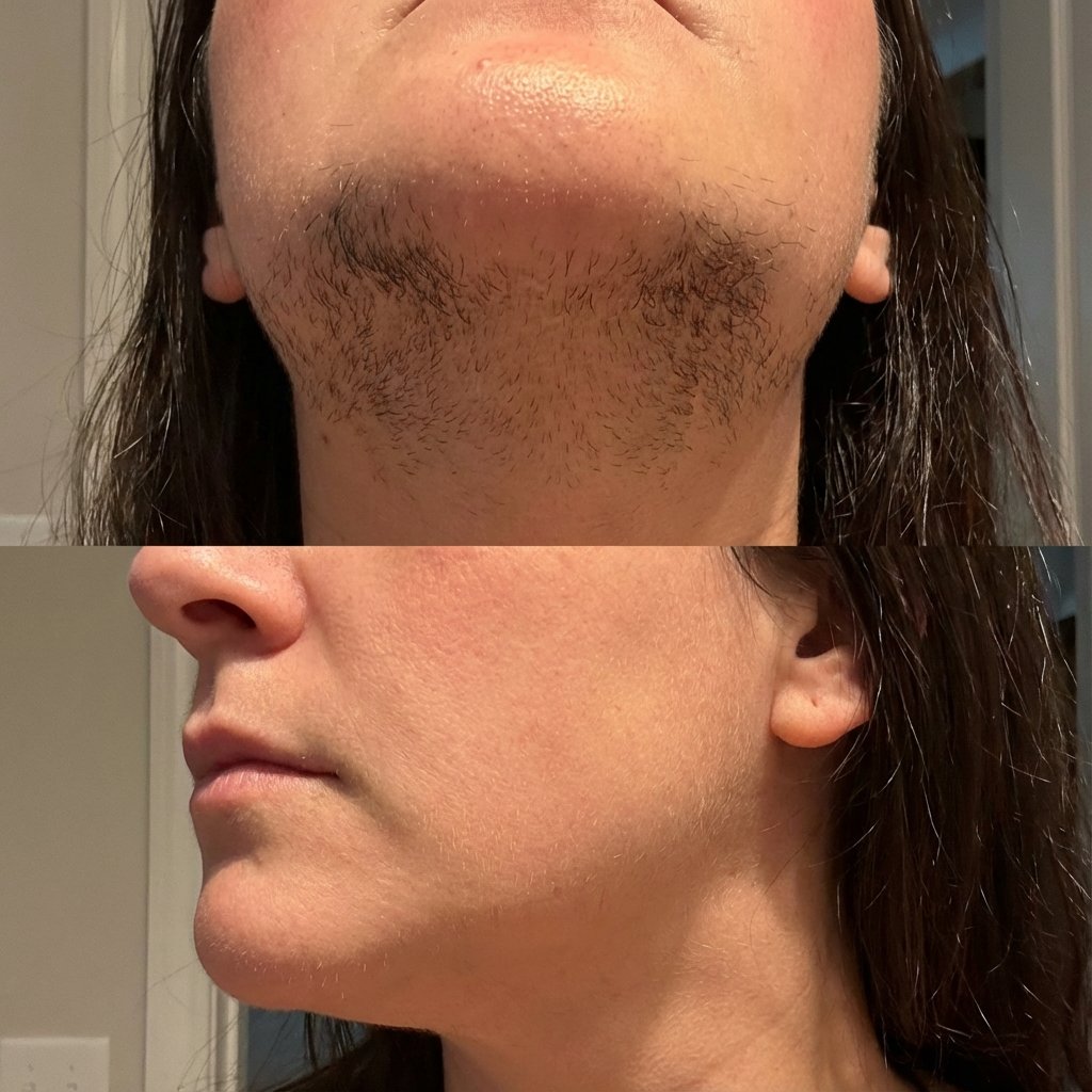 Avant / après Halo — Émilie, 47 ans